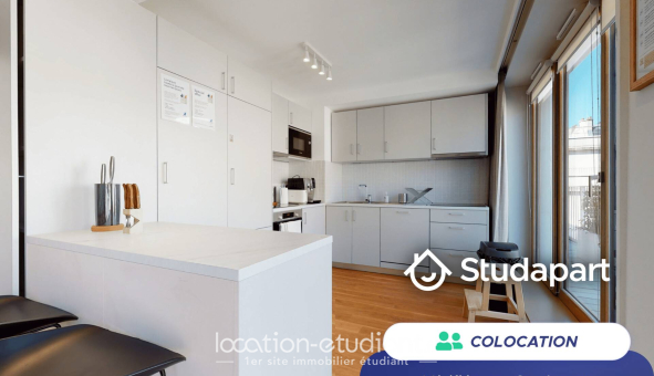 Colocation étudiante Studio &agrave; Paris 17ème arrondissement (75017)