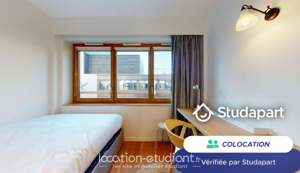 Colocation étudiante Studio &agrave; Paris 17ème arrondissement (75017)