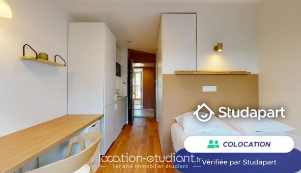 Colocation étudiante Studio &agrave; Paris 17ème arrondissement (75017)