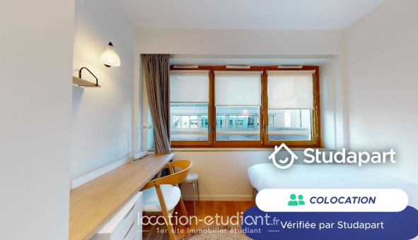 Colocation étudiante Studio &agrave; Paris 17ème arrondissement (75017)
