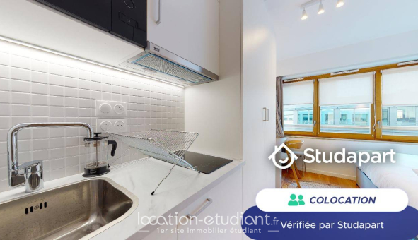 Colocation étudiante Studio &agrave; Paris 17ème arrondissement (75017)