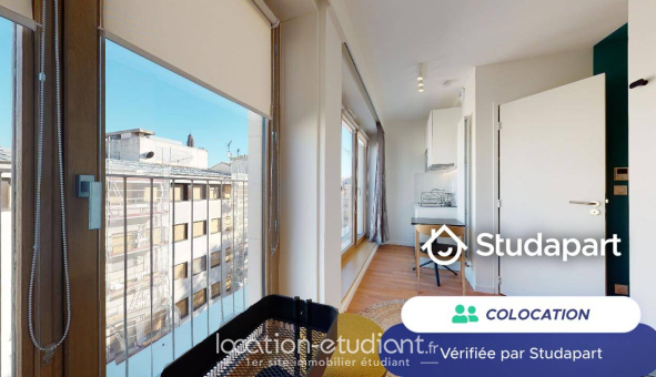 Colocation étudiante Studio &agrave; Paris 17ème arrondissement (75017)