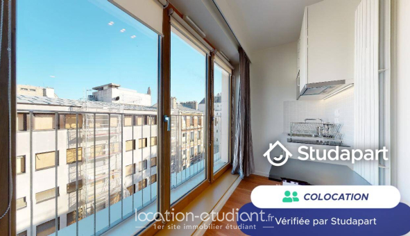 Colocation étudiante Studio &agrave; Paris 17ème arrondissement (75017)