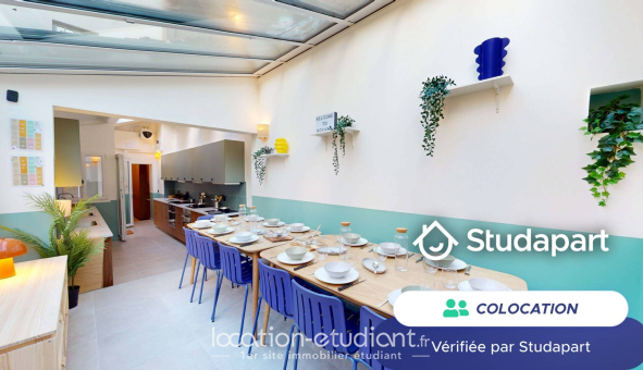 Colocation étudiante Studio &agrave; Paris 17ème arrondissement (75017)