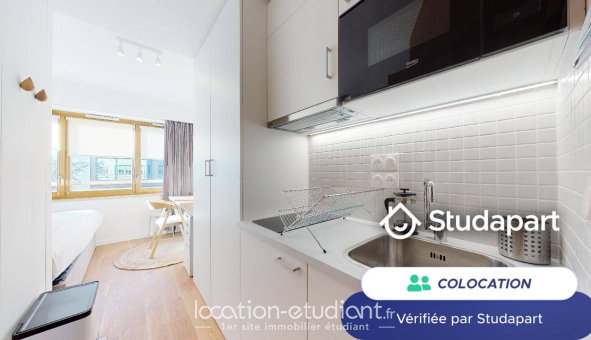 Colocation étudiante Studio &agrave; Paris 17ème arrondissement (75017)