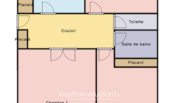 Colocation étudiante Studio &agrave; Paris 17ème arrondissement (75017)