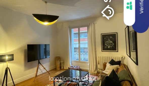 Colocation étudiante Studio &agrave; Paris 18ème arrondissement (75018)