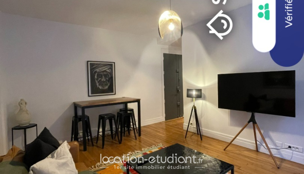 Colocation étudiante Studio &agrave; Paris 18ème arrondissement (75018)