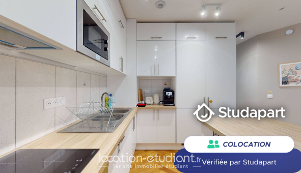 Colocation étudiante Studio &agrave; Paris 18ème arrondissement (75018)