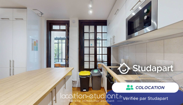 Colocation étudiante Studio &agrave; Paris 18ème arrondissement (75018)