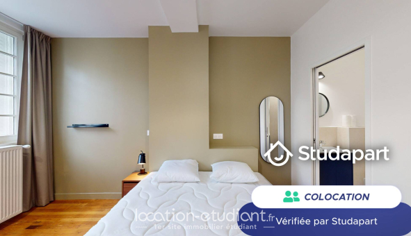 Colocation étudiante Studio &agrave; Paris 18ème arrondissement (75018)