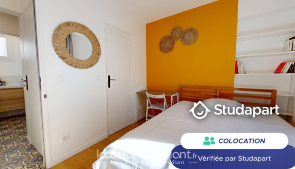 Colocation étudiante Studio &agrave; Paris 18ème arrondissement (75018)