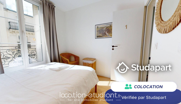 Colocation étudiante Studio &agrave; Paris 18ème arrondissement (75018)