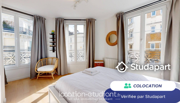 Colocation étudiante Studio &agrave; Paris 18ème arrondissement (75018)
