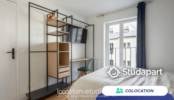 Colocation étudiante Studio &agrave; Paris 18ème arrondissement (75018)