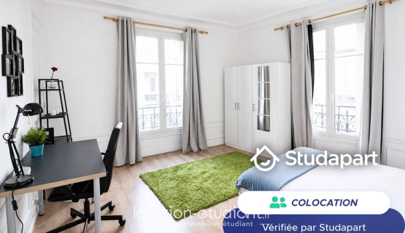 Colocation étudiante T3 &agrave; Paris 18ème arrondissement (75018)