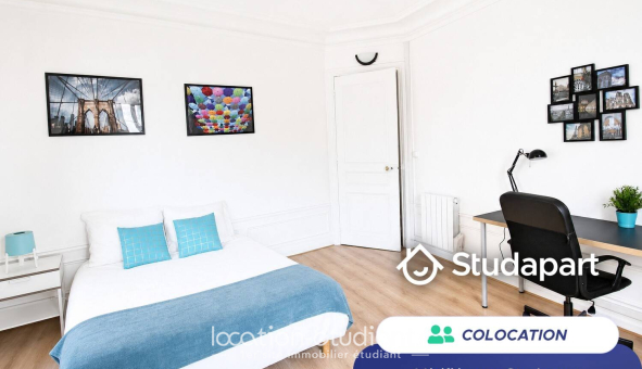 Colocation étudiante T3 &agrave; Paris 18ème arrondissement (75018)