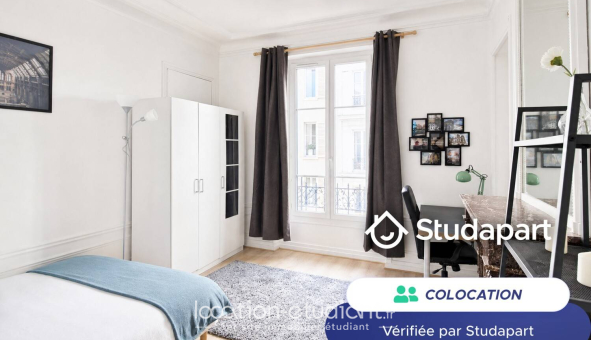Colocation étudiante T3 &agrave; Paris 18ème arrondissement (75018)