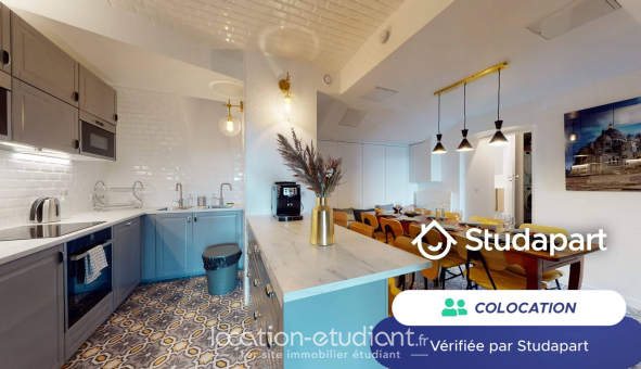 Colocation étudiante Studio &agrave; Paris 18ème arrondissement (75018)