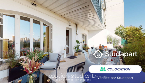 Colocation étudiante Studio &agrave; Paris 18ème arrondissement (75018)
