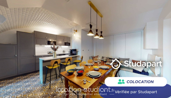Colocation étudiante Studio &agrave; Paris 18ème arrondissement (75018)
