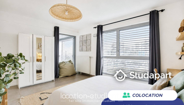 Colocation étudiante Studio &agrave; Paris 19ème arrondissement (75019)