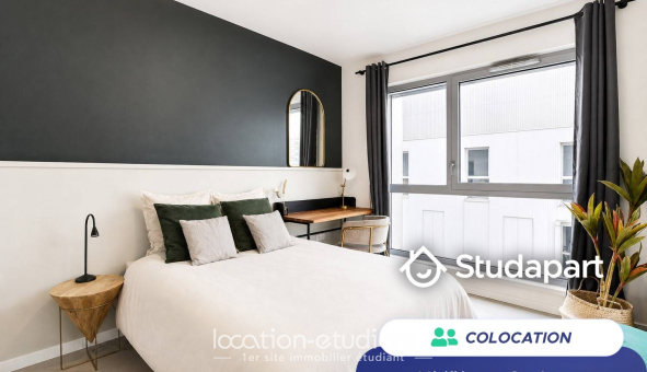 Colocation étudiante Studio &agrave; Paris 19ème arrondissement (75019)