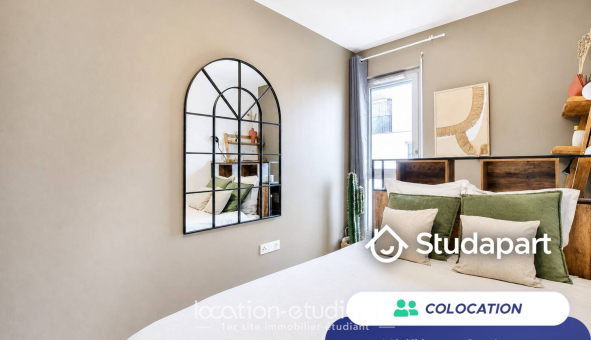 Colocation étudiante Studio &agrave; Paris 19ème arrondissement (75019)