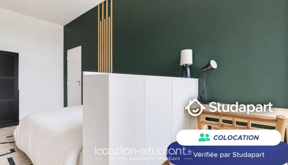 Colocation étudiante Studio &agrave; Paris 19ème arrondissement (75019)