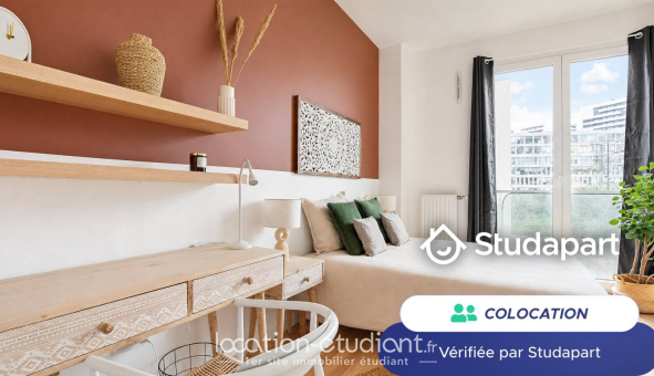 Colocation étudiante Studio &agrave; Paris 19ème arrondissement (75019)