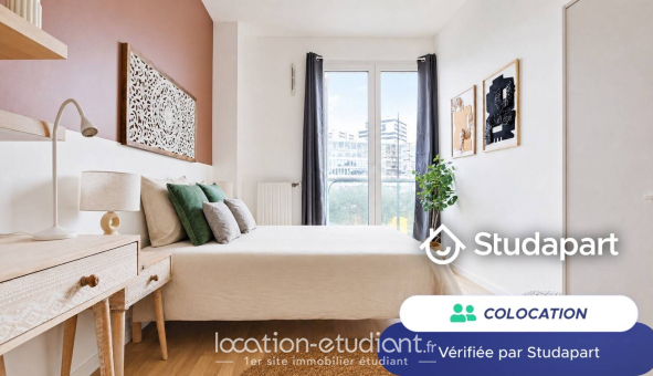 Colocation étudiante Studio &agrave; Paris 19ème arrondissement (75019)