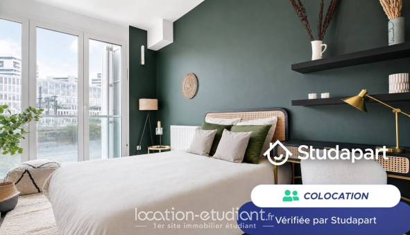 Colocation étudiante Studio &agrave; Paris 19ème arrondissement (75019)