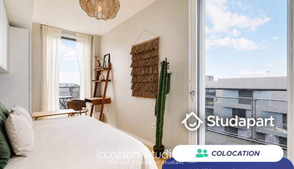 Colocation étudiante Studio &agrave; Paris 19ème arrondissement (75019)