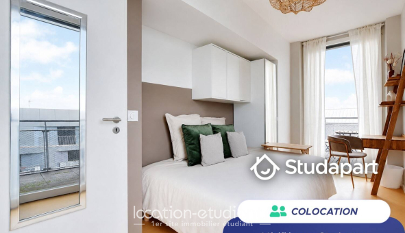Colocation étudiante Studio &agrave; Paris 19ème arrondissement (75019)