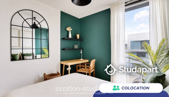 Colocation étudiante Studio &agrave; Paris 19ème arrondissement (75019)