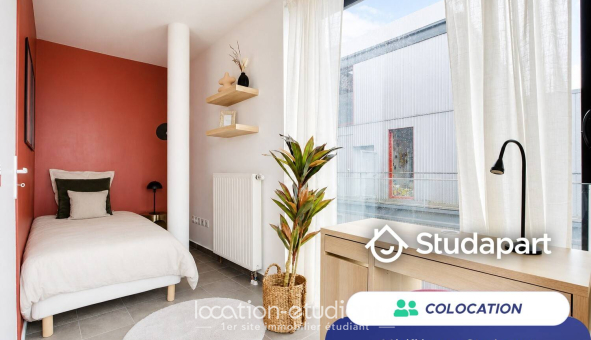 Colocation étudiante Studio &agrave; Paris 19ème arrondissement (75019)