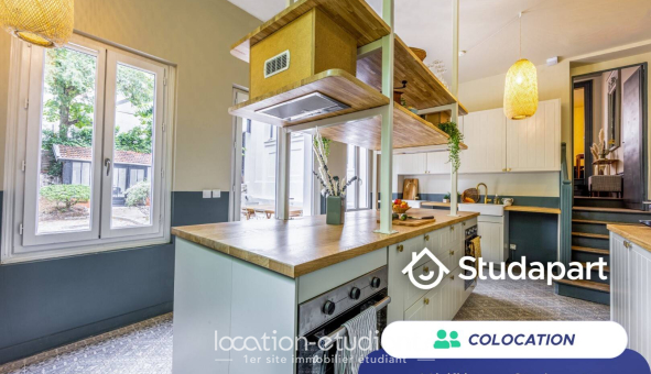 Colocation étudiante Studio &agrave; Paris 19ème arrondissement (75019)