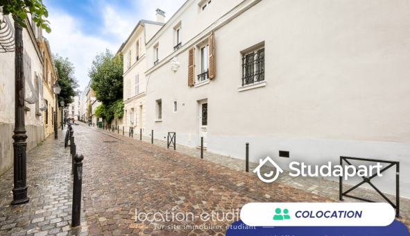 Colocation étudiante Studio &agrave; Paris 19ème arrondissement (75019)