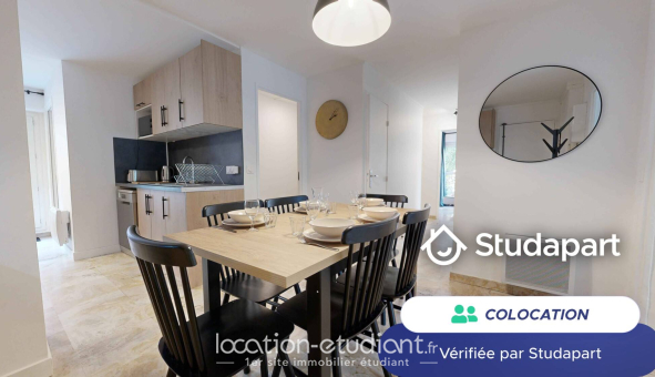 Colocation étudiante Studio &agrave; Paris 19ème arrondissement (75019)