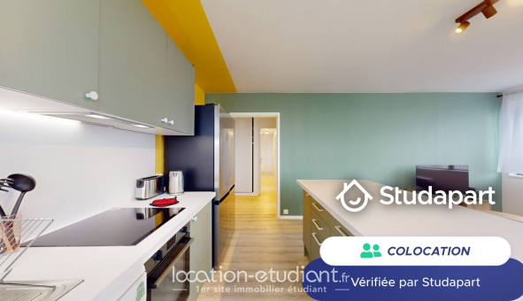 Colocation étudiante Studio &agrave; Paris 19ème arrondissement (75019)