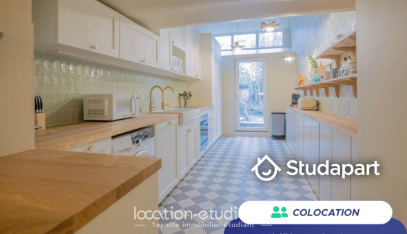 Colocation étudiante Studio &agrave; Paris 19ème arrondissement (75019)