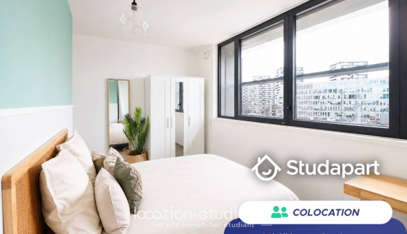 Colocation étudiante T4 &agrave; Paris 19ème arrondissement (75019)