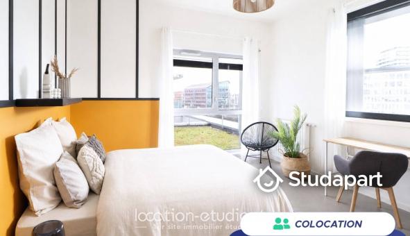 Colocation étudiante T4 &agrave; Paris 19ème arrondissement (75019)