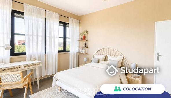 Colocation étudiante T4 &agrave; Paris 19ème arrondissement (75019)
