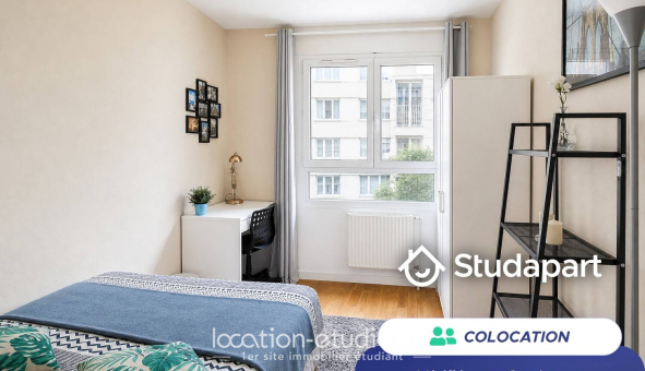 Colocation étudiante T4 &agrave; Paris 20ème arrondissement (75020)
