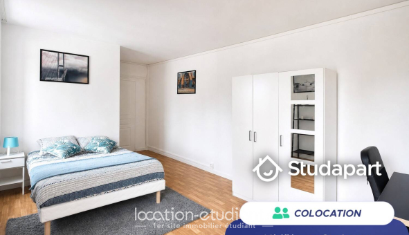 Colocation étudiante T4 &agrave; Paris 20ème arrondissement (75020)