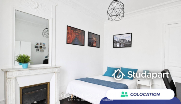Colocation étudiante T3 &agrave; Paris 20ème arrondissement (75020)
