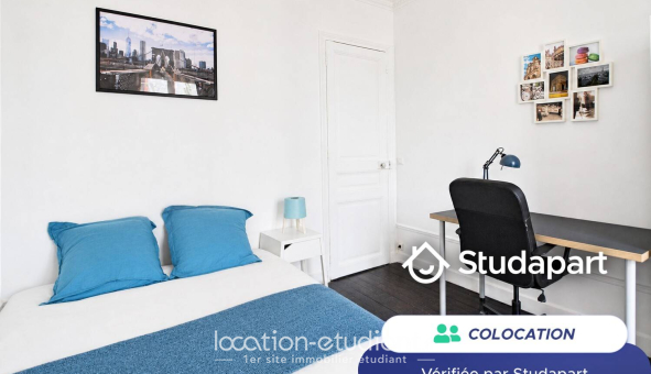 Colocation étudiante T3 &agrave; Paris 20ème arrondissement (75020)