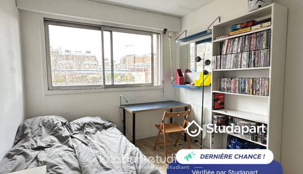 Colocation étudiante Studio &agrave; Paris 20ème arrondissement (75020)
