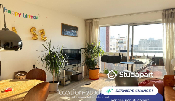 Colocation étudiante Studio &agrave; Paris 20ème arrondissement (75020)